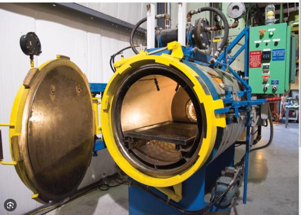 High Temperature Performance Composite Autoclave 50Hz 3 Phase For Carbon Fiber