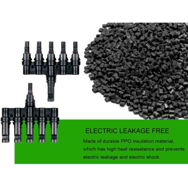 Кабель соединительной муфты с внутренней резьбой соединителей PV ветви панели солнечных батарей t мужской для панели солнечных батарей