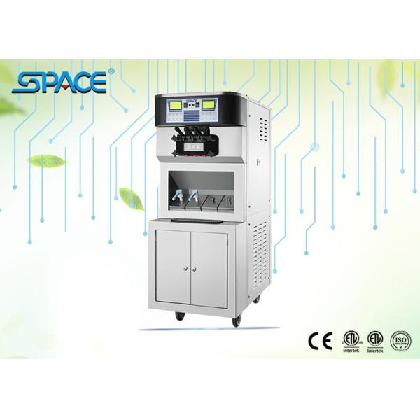 Commercial Three Flavor Ice Cream Machine / Gelato Ice Cream Maker Floor Standing