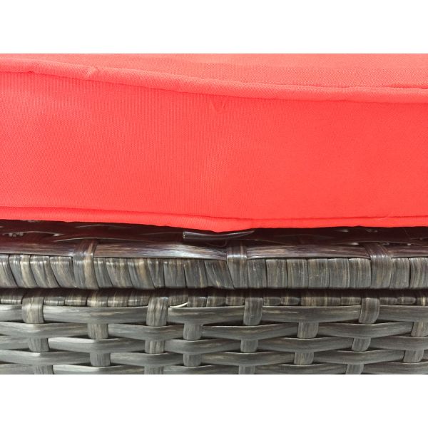 Factory Wholesale Rattan Wicker Outdoor Furniture 7 Pieces Corner Conversation Sofa Set