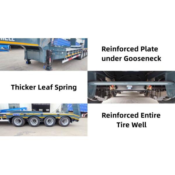 TITAN 4 Axle 100 Ton 40 Feet Low Bed Trailer Price