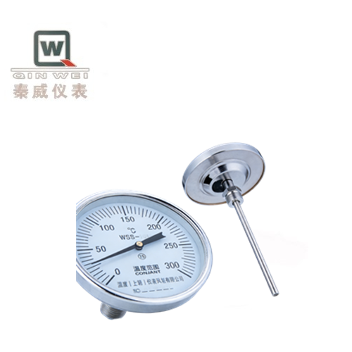 Axial Bimetallic Thermometer Easy Reading Durable Bimetal Coil