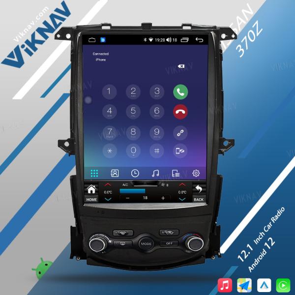 128GB 2008-2018 Nissan 370Z Unidade de cabeça Rádio estéreo de carro Replacemet 4G