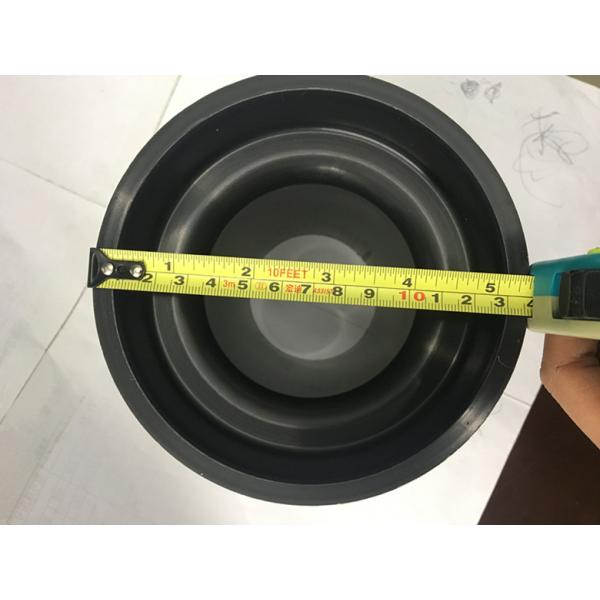 Long Black Toilet Straight Connector / Straight Outlet Pipe Connector High Precision Mold