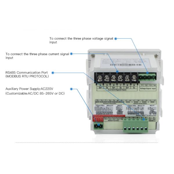 High quality True RMS Digital current voltage frequency amp volt hz multimeters