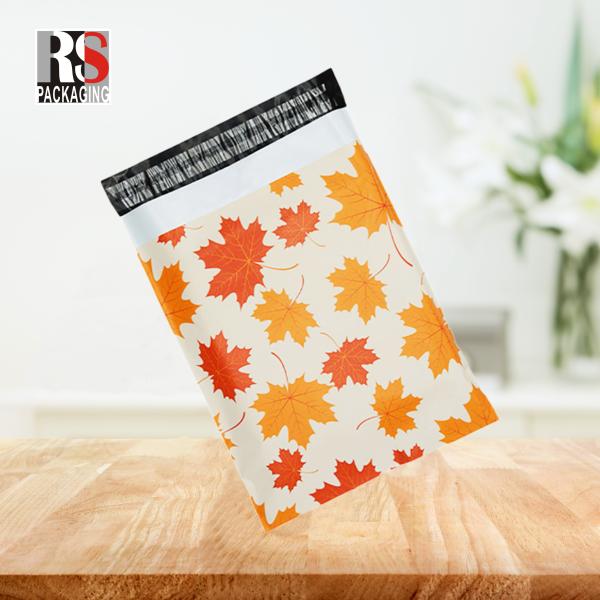 Gravure Printing Fan Folded Auto Bags Pre Opened Poly Mailer Bag For Shipping