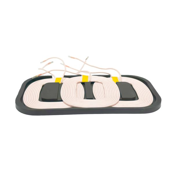 25W Fast Charging Wireless Charging Coil with 3 Coil Design for Multi-Device Charging in A6 Car