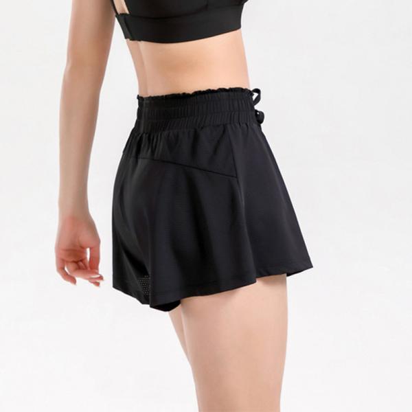 Высоко-талия логотипа изготовителя фабрики OEM изготовленная на заказ свободно замыкает накоротко женщин Breathable идущий фитнес тренировки сетки замыкает накоротко