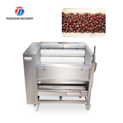 Rolo automático de lustro da onda da máquina da lavagem e de descascamento da batata de Tengsheng