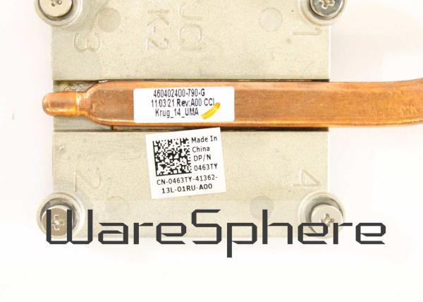 463TY 0463TY Laptop Heatsink Replacement , Dell Latitude E5420 Dell Cpu Heatsink