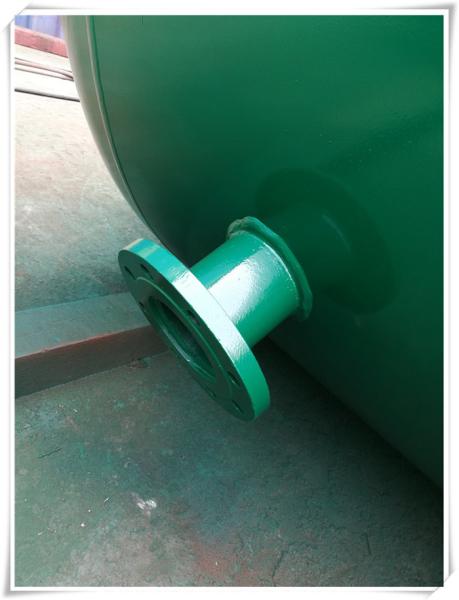 10mm Thickness Vertical Compressed Air Reservoir Tank With Flange / Screw Thread Connector