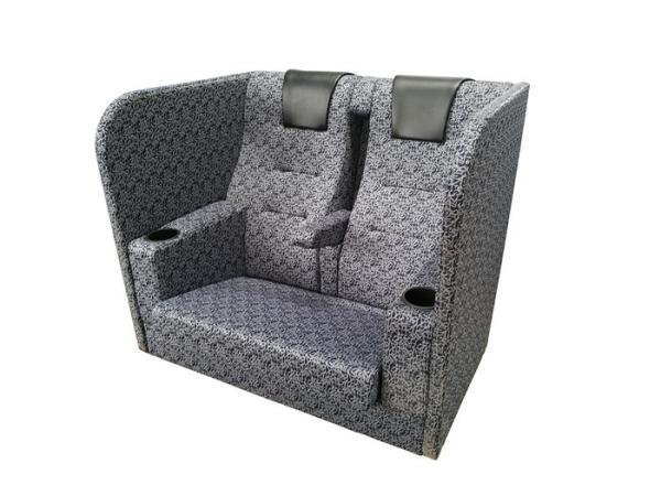 Professional Theatre Couple Seat , Cinema Sofa Seats High Resilient Urethane Foam