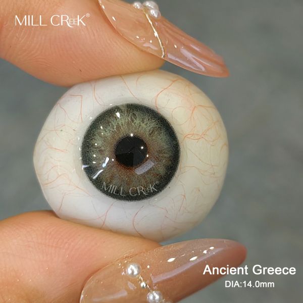 Millcreek Ancient Greece 14.0mm Natural Yearly Colored Contact Lenses High Opacity Soft Eye Contacts 1 Pair