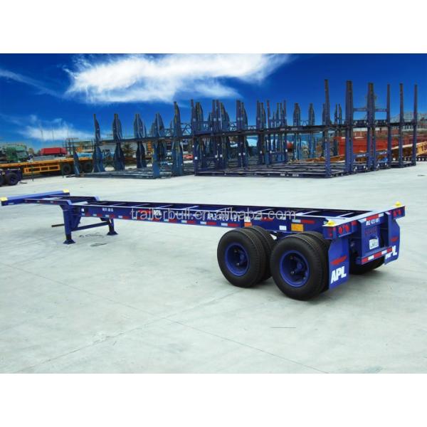 Прицеп для грузовиков 40 футов Контейнерное шасси Стальная конструкция с опциональными осями FUWA 13T x 2 шт.