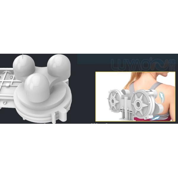 Novel Design Massage Pillow With Heat , Dustproof Lower Back Massage Pillow