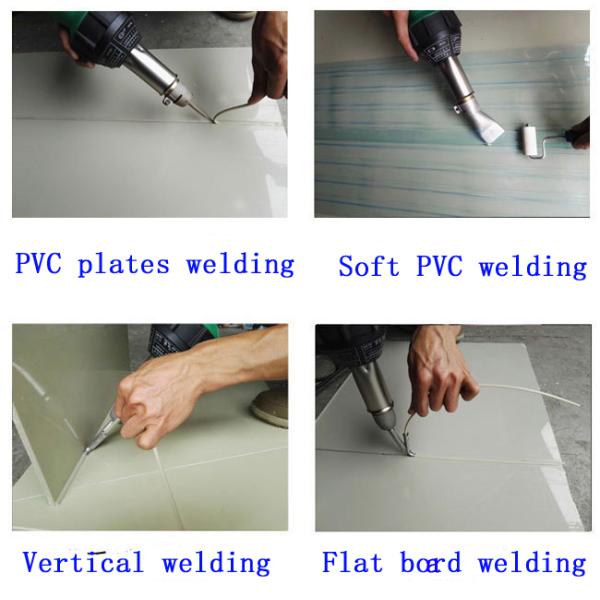 110V/230V Hot air plastic welding gun for PVC PP PE material welding power tool