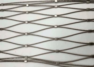 High Strength Mesh Banister Guard 2.0mm Stainless Steel Wire Rope Mesh Net