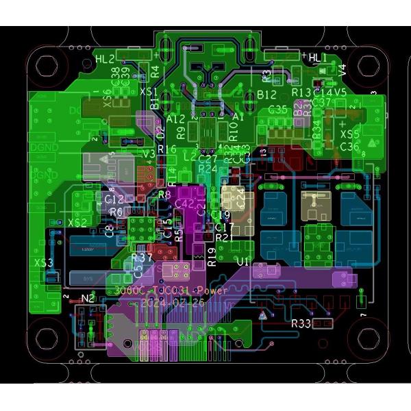 2-48 Layer Precision Multilayer PCB Board with 20 1 Aspect Ratio