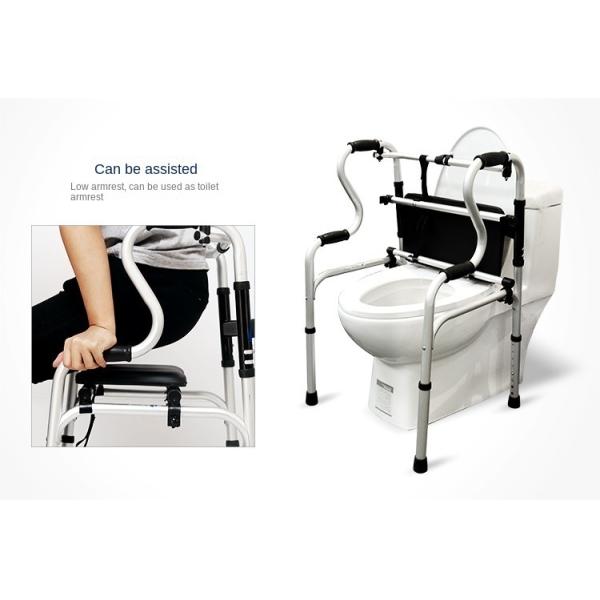 Lightweight Aluminum Orthopedic Walker for Adults Without Wheels and Cushion PP Material