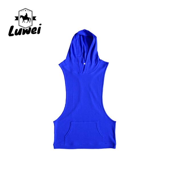 Homens Hollow Treinamento Tank Top Fitness Camisa de baixo sem mangas
