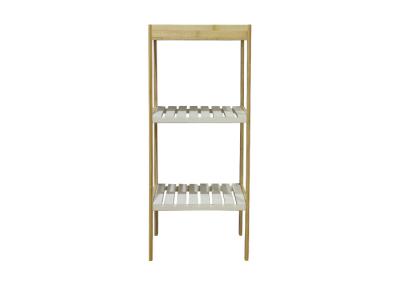 3 Layer BSCI 10KG Bamboo Bathroom Storage Shelf And Rack