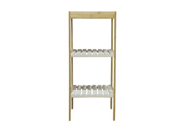 3 Layer BSCI 10KG Bamboo Bathroom Storage Shelf And Rack