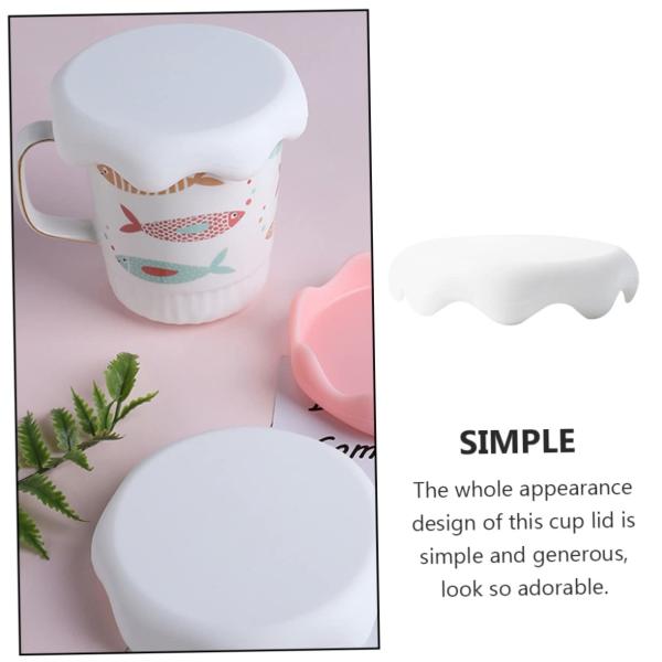 Силиконовые крышки стаканов набор снежного покрытия питьевой горшок антипылевой герметичные крышки кружки для горячего и холодного напитка Силиконовый горячий крышка стакана
