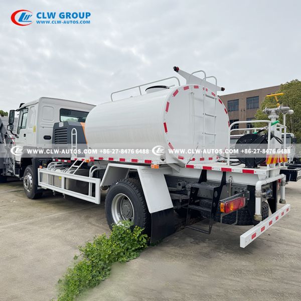 SINOTRUK HOWO 300HP High Pressure Cleaning Truck with DENAIR Air Compressor and Carbon Steel Construction