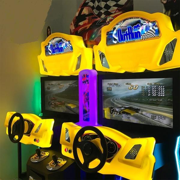 Управляемая монеткой опережанная машина видеоигры гонок автомобиля для игрока 1-4