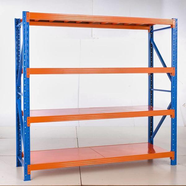 500kg Medium Duty Racking ISO9001 4 Layer Steel Rack Blue