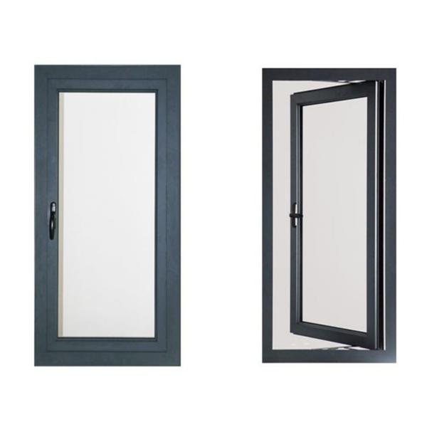 Modern Design Residential Windproof Sunshade Double Glazed Casement Swing Windows