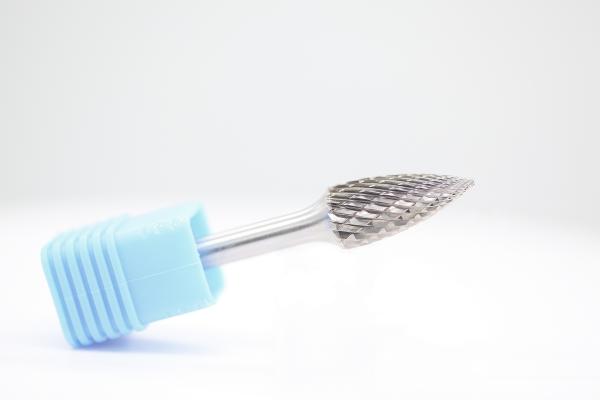 SG-2 Tree Point End Double Cut Carbide Burr 1/4 Shank Carbide Burrs For Die Grinder 5/16 X 3/4