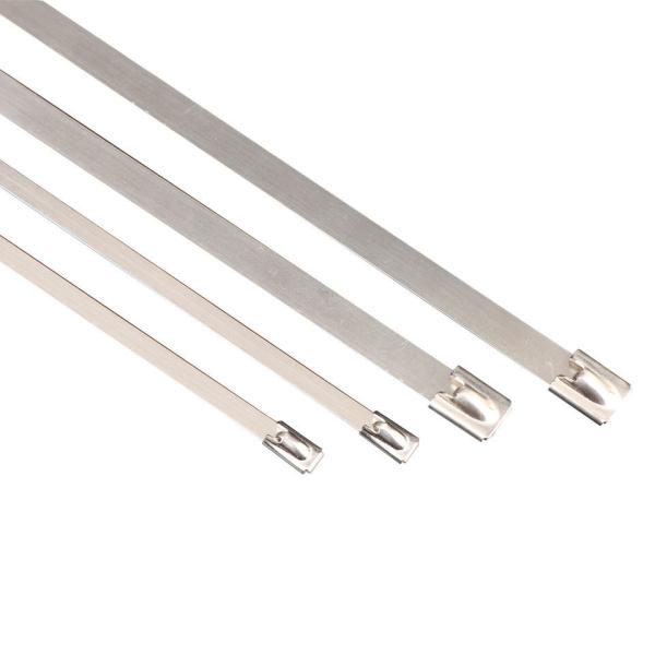 Stainless Steel Cable Tie Metal Cable Zip Ties 304 Stainless Steel Multi-Purpose Heavy Duty Self-Locking Cable Ties