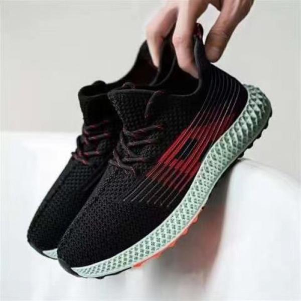 Men's Cool Flyknit Running Footwear Low Top Cushioning Multicolors