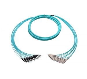 A multi fibra pre terminada Multicore cabografa Sc/st/fc/lc, 0.9/2.0mm estoira