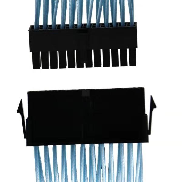Hot selling power supply cable,motherboard Rainbow  Power Extension Cable for 24pin