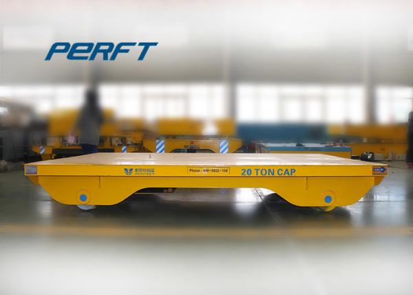 Voie manipulant le chariot de transfert de rail, chariot à piles à plat électrique