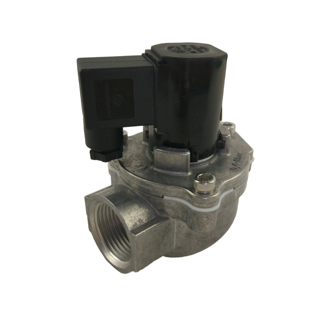 1 Inch Port Size Norgren 8296400.8171 Pulse Jet Valve Industrial Baghouse Dust Collector Solenoid Valve Aluminium Body