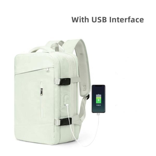 Women Waterproof Outdoor Sports Backpacks With USB Charging Port Shoe Compartment