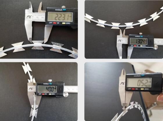 Ограждать провода бритвы концертины BTO-22 нержавеющей стали 201 военный