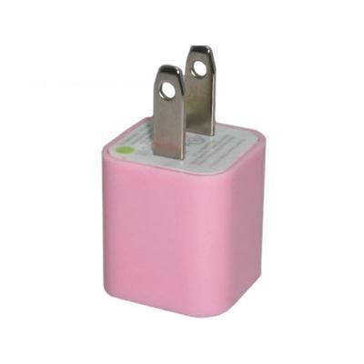 USB AC Wall Charger and Car Charger+Data Cable for Apple iPod Touch or iPhone4 4S 4G Pink