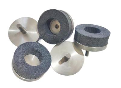 Abrasive Discs Turbine Deburring Brushes with Metal Base and Shank for Metalworking