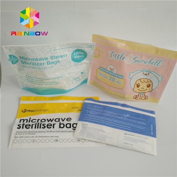 Прокатанные материальные стоят вверх порошок лист Моринга сумок мешка упаковывая с молнией