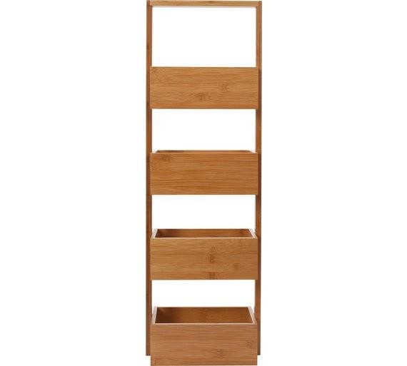 4 tier bamboo bathroom shower storage caddy bathroom stationary caddy