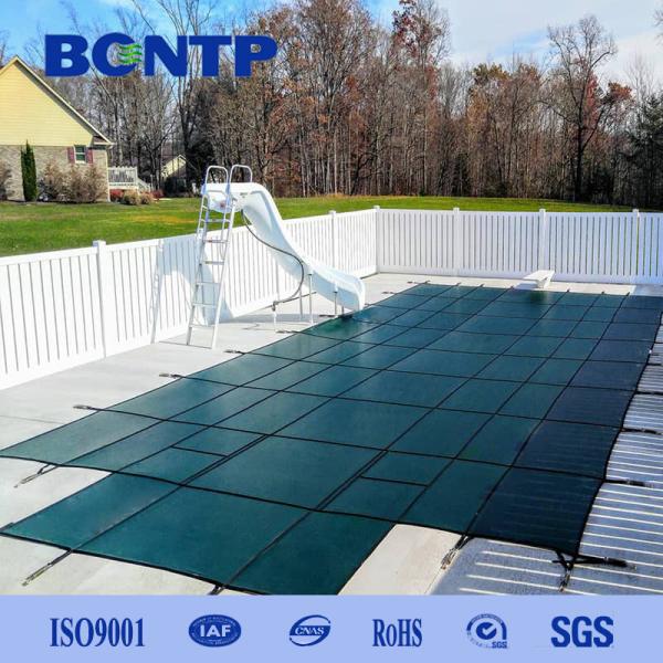 China Factory Durable PP Mesh Inground Swimming Pool Cover Winter Cover for Safety Protection finished products
