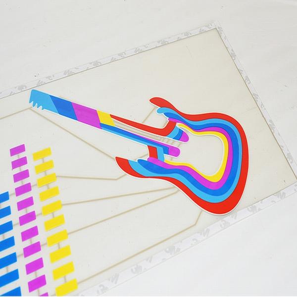 sound activated equalizer el car sticker/ sticker for car/ car decoration sticker