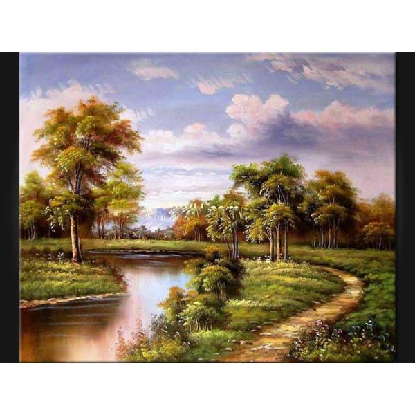 Cheap Beautiful House / Apartment  Wall Paint Handmade Oil Painting, GDFT141