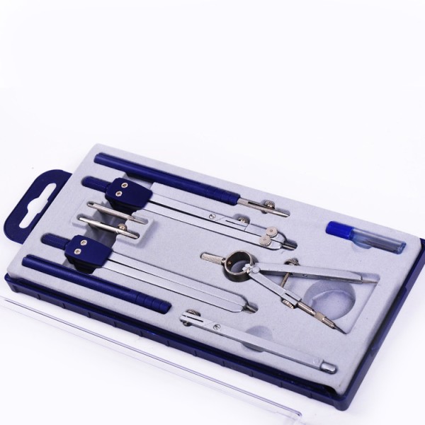 Wholesale 9pcs School Professional Compass and Math Set