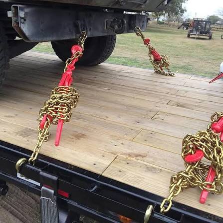 Lever Type Load Binder Chains Drop Forged Lashing Chain With Grab Hook G70 G80