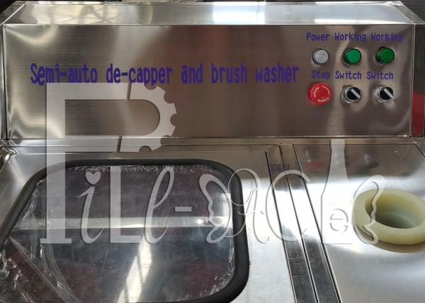 Semiauto 250BPH arruela do abre-garrafas da garrafa de 5 galões